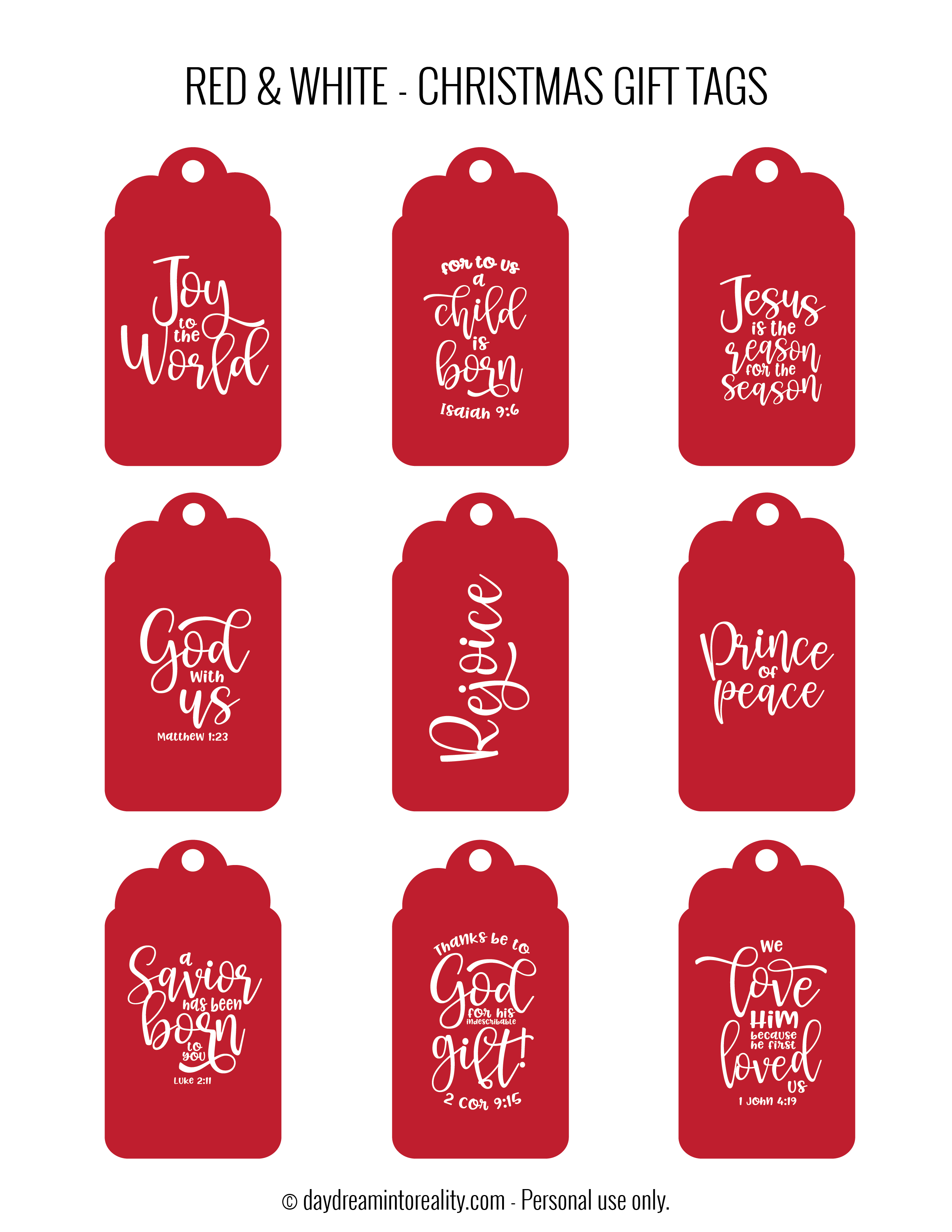 50+ free printable christmas gift tags (also blank templates